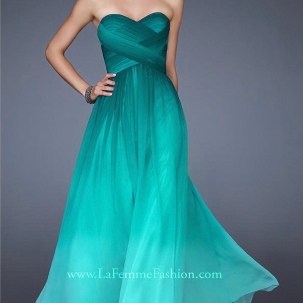 La Femme stunning gown / discontinued